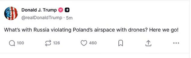 Trump’s 'Here We Go!' Sparks Speculation as Russia-NATO Tensions Escalate Amid His Re-election