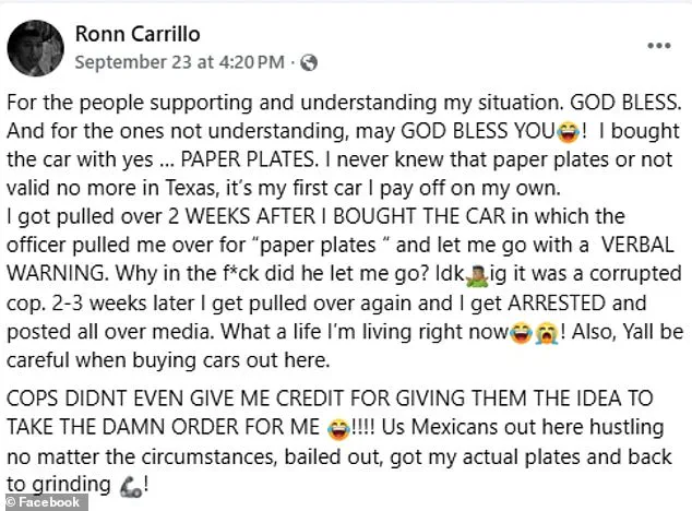 Texas Deputy Delivers Uber Eats Order During Traffic Stop in Spring; Harris County Precinct 4 Involved