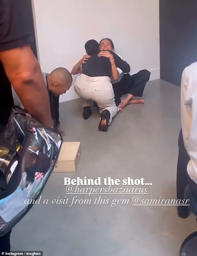 Exclusive Instagram Glimpse: Meghan's Rare Vulnerability in Harper's Bazaar Shoot