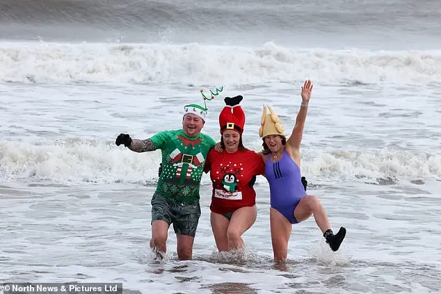 As 2026 Begins, Hundreds Brave Icy Waters for Traditional New Year's Dips in Whitley Bay