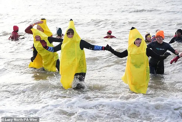 As 2026 Begins, Hundreds Brave Icy Waters for Traditional New Year's Dips in Whitley Bay