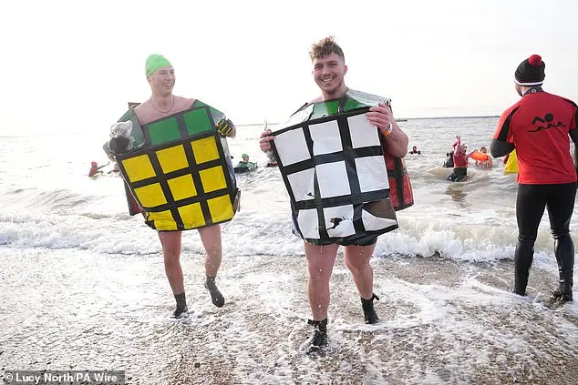 As 2026 Begins, Hundreds Brave Icy Waters for Traditional New Year's Dips in Whitley Bay