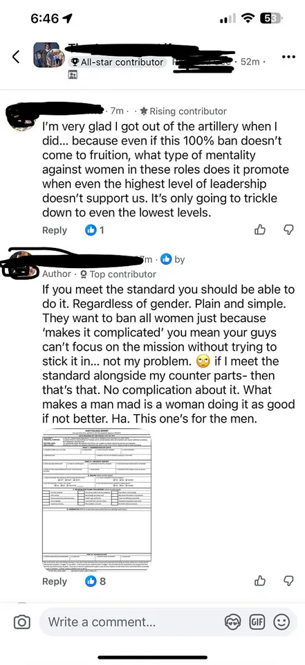 Controversial Pentagon Probe Examines Impact of Women in Front-Line Combat Roles on Military Effectiveness