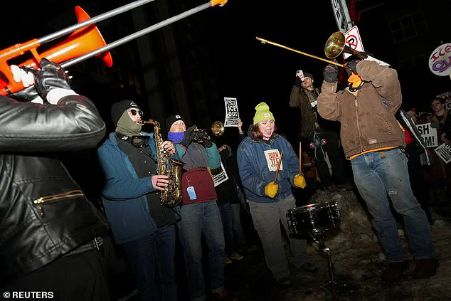Protesters Gather in Minneapolis Over Rumors of Immigration Agents at Canopy by Hilton Hotel