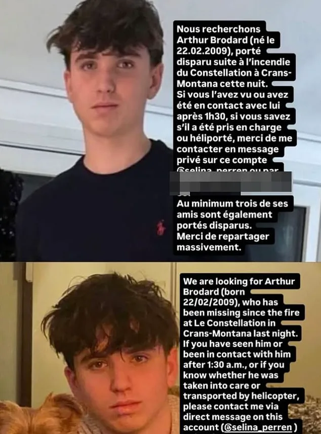 Swiss Nightclub Fire Claims 47 Lives, Leaves Teenagers Missing as Families Seek Answers