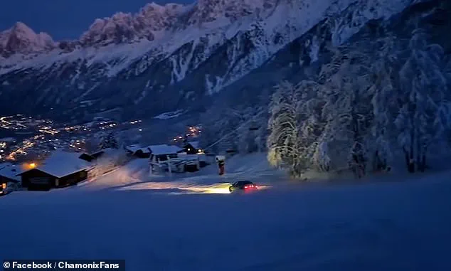Illegal Car Speeding on Ski Slope in French Alps Sparks Concern Among Local Officials