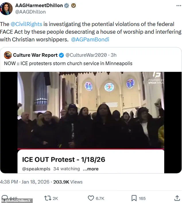 Left-Wing Protesters Disrupt Minnesota Church Service Over ICE Accusations, Drawing Outrage from Congregants