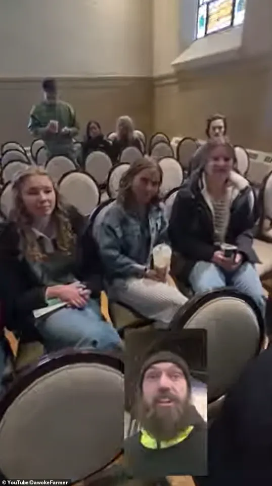 Protesters Confront Churchgoers in Tense Standoff at St. Paul Church