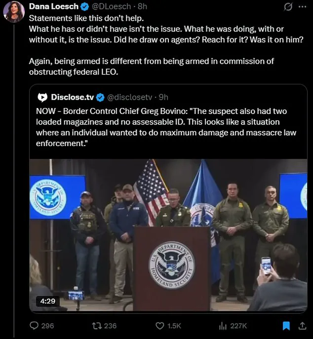 Conservative Rift Over Border Patrol Shooting Sparks Debate on Gun Rights and Law Enforcement Conduct