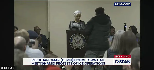 Minnesota Congresswoman Ilhan Omar Attacked by Trump Supporter During Town Hall Meeting, Sparking Outrage Over Political Violence and Polarization