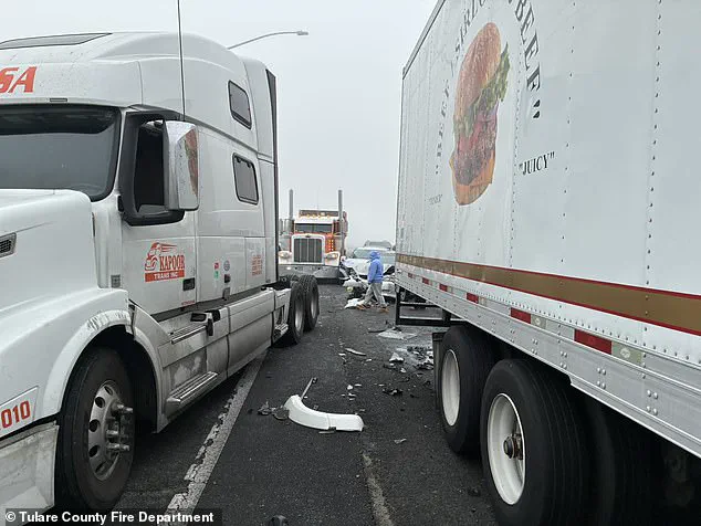 Massive Chain-Reaction Crash Shuts Down Both Directions of California's Highway 99 Amid Dense Fog, Triggering One of Region's Worst Pileups in Years