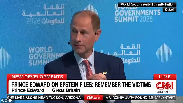 First Royal to Address Epstein Scandal: Prince Edward Advocates for Victims as New Documents Emerge