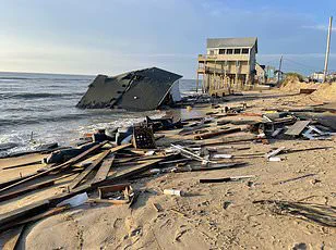 Four Homes Collapse into Ocean as Storm Ravages North Carolina's Outer Banks, Accelerating Coastal Erosion