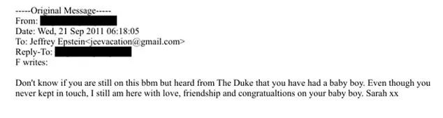 New Emails Reveal Sarah Ferguson's Meeting with Epstein After Release