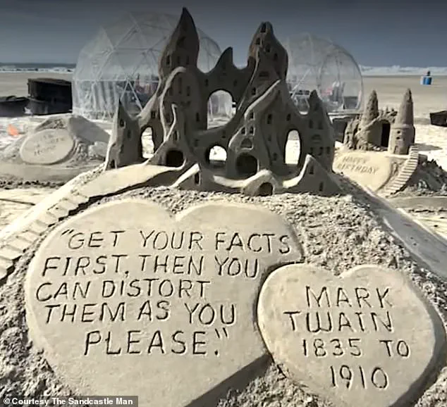 Sandcastle Sculptor's Mark Twain Quote Sparks Free Speech Debate at Hotel del Coronado