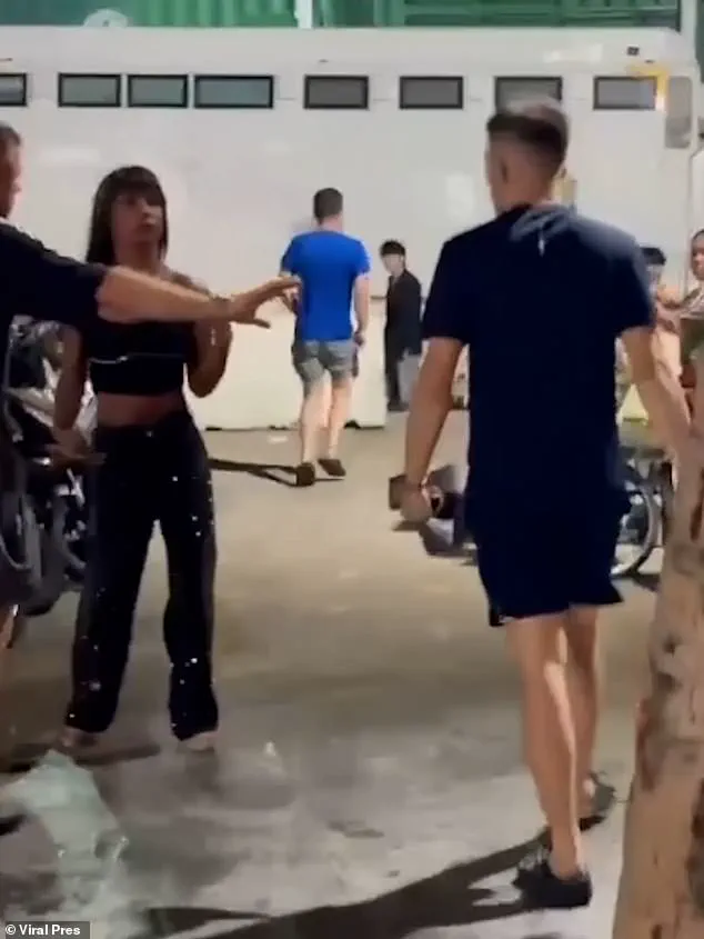 Violent Clash in Pattaya: British Tourists Accuse Transgender Women of Theft, Video Captures Chaos