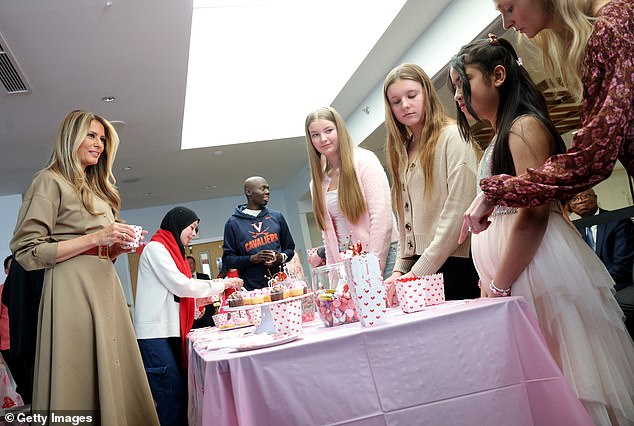 Melania Trump Brings Hope and Levity to Children's Inn on Valentine's Day