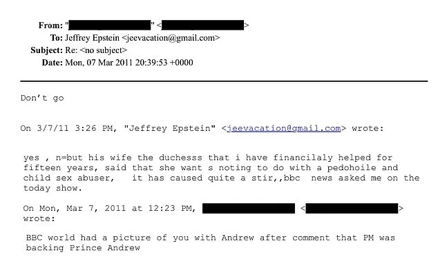 Jeffrey Epstein Secretly Bankrolled Sarah Ferguson for 15 Years, New Emails Reveal