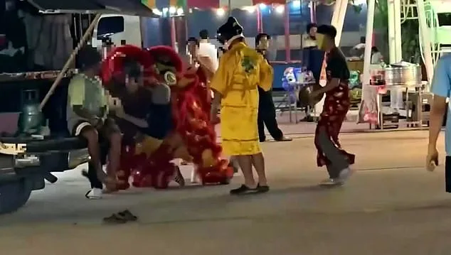 Thai Police in Vibrant Dragon Costume Arrest Suspect in Lunar New Year Art Theft