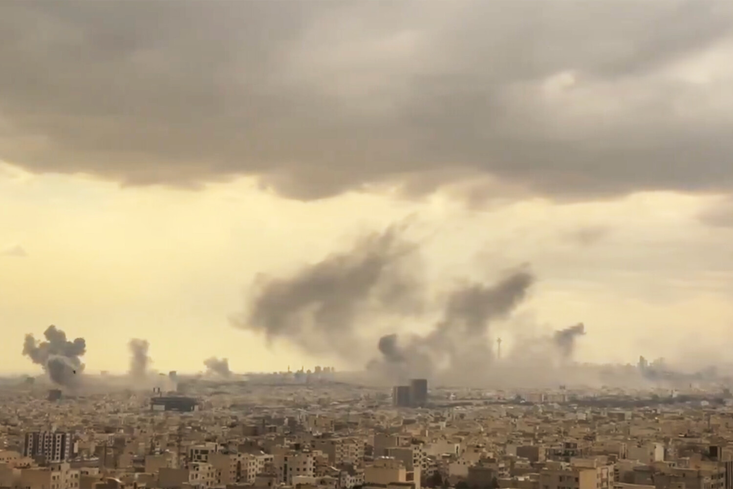 Israel Conducts Airstrikes on Tehran, Escalating Conflict with Iran