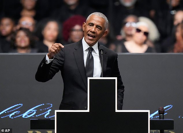 Obama Condemns Trump Era of 'Bigotry and Corruption' in Emotional Speech at Jesse Jackson's Funeral