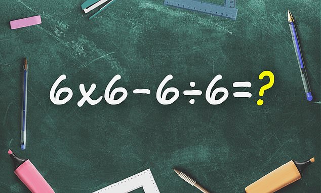 Viral Math Problem Sparks Debate Over Order of Operations as Users Struggle With 6 x 6 - 6 ÷ 6 Equation
