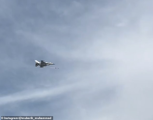 UAE F-16E Intercepts Iranian Drone in Dramatic Aerial Showdown Over Dubai Amid Escalating Tensions
