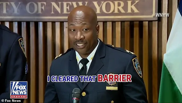 NYPD Officer's Heroic Barrier-Leap Goes Viral with Meme-Worthy 'Some Heroes Wear Blue' Caption