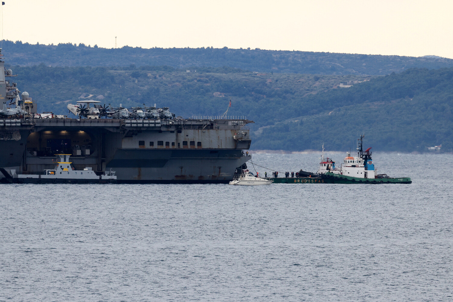 USS Gerald R. Ford Completes Red Sea Operations, Heads to Croatia for Maintenance