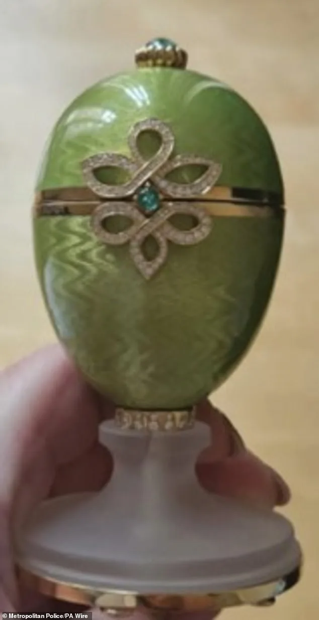 2m Fabergé Egg Stolen from Whisky Executive's Handbag in London