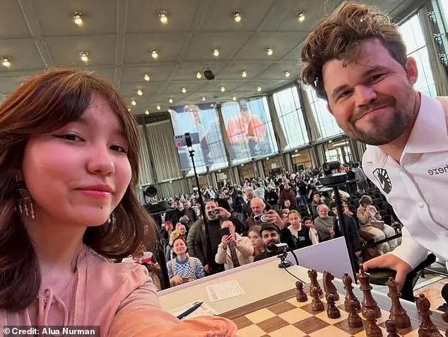From Camaraderie to Controversy: The Unlikely Incident Between Alua Nurman and Magnus Carlsen at the Grenke Chess Festival
