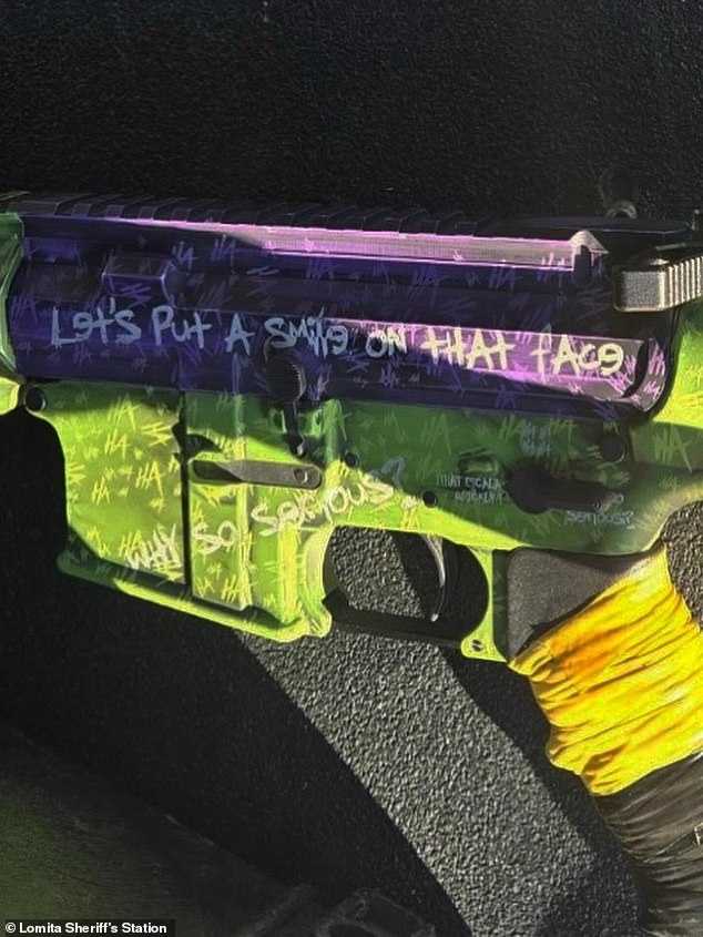 California man arrested with Joker-painted weapons near Trump golf club