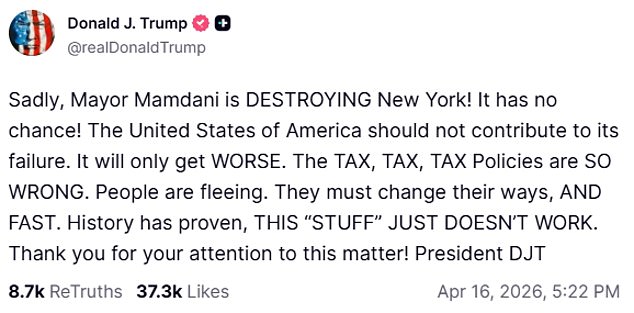 Mamdani credits shared roots for productive relationship with President Trump