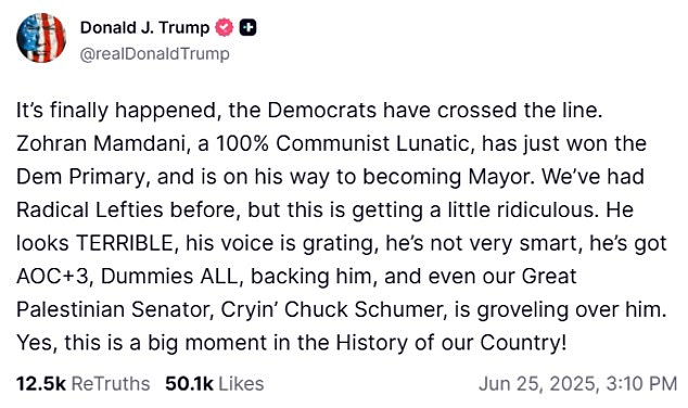 Mamdani credits shared roots for productive relationship with President Trump