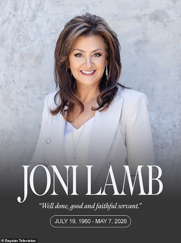 Daystar founder Joni Lamb passes away after sudden health decline.