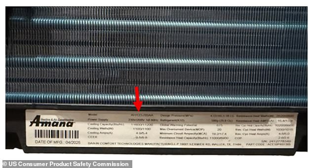 US recalls thousands of Amana air conditioners due to fire risk during heat dome.