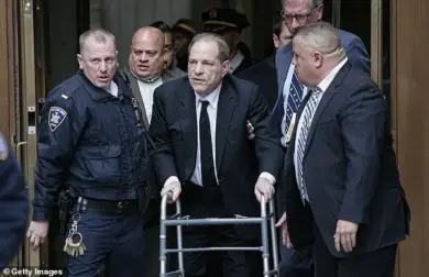 Disgraced Movie Mogul Harvey Weinstein Appears Distressed in Court