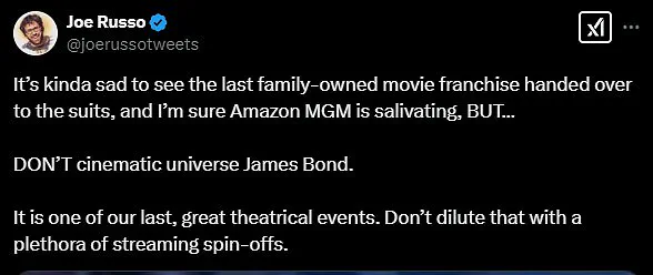 Bond Fans Express Concern Over Amazon's Acquisition of the Franchise