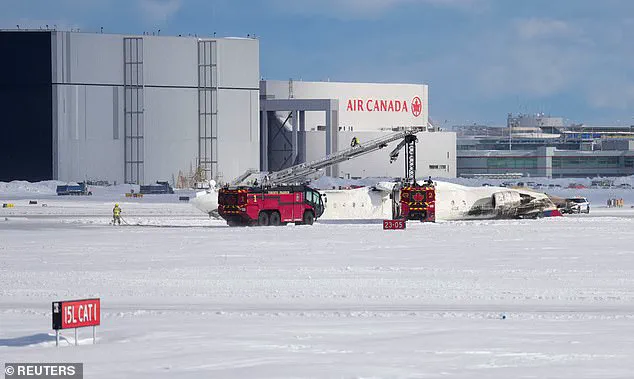 Delta Air Lines Flight Lands in Ice Storm, Skids and flips