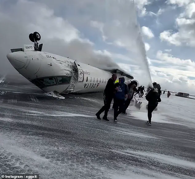 Delta flight crashes in Toronto; passengers capture escape on video