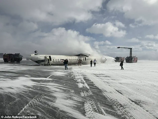 Delta flight crashes in Toronto; passengers capture escape on video