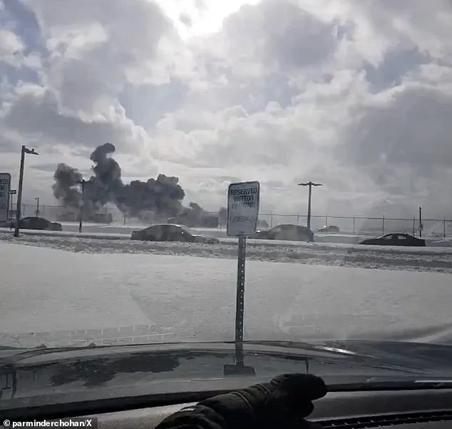 Delta plane bursts into flames upon landing in Canada