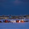 Delta plane bursts into flames upon landing in Canada