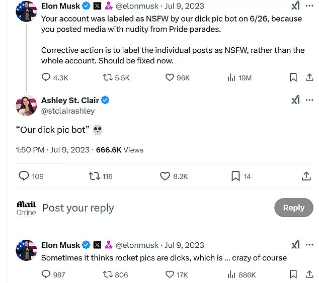 Elon Musk and Ashley St. Clair's Flirty Exchanges on X Hint at a Potential Romance and Baby