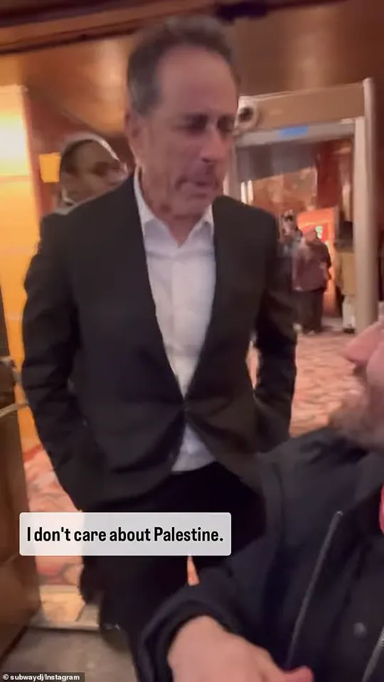 Jerry Seinfeld Bluntly Tells Anti-Israeli Activist 'I Don't Care About Palestine' During Awkward Exchange