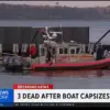 tragic boat accident off new york coast leaves three dead two injured