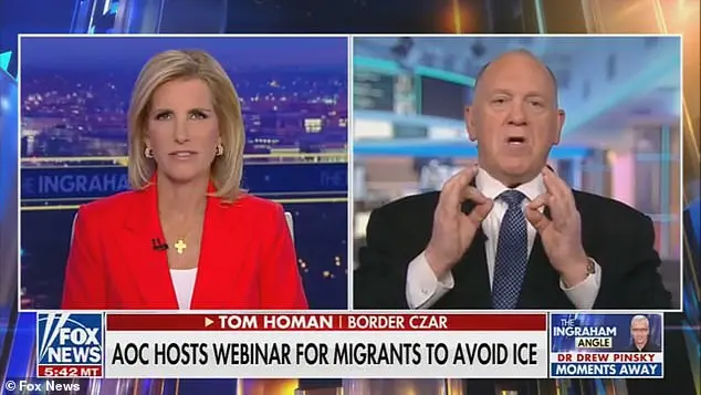 Trump Border Czar Slams Ocasio-Cortez for Hosting Webinar for Illegal Migrants