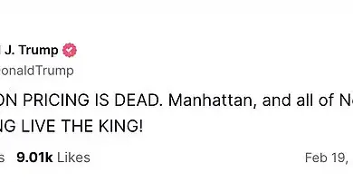 Trump refers to himself as a 'King' after halting NYC congestion pricing