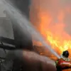 Drones Spark Devastating Fire in Luhansk Industrial Zone