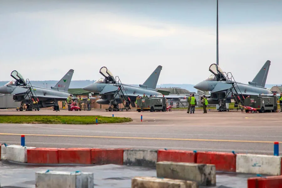 German Fighter Jets Intercept Unidentified Aircraft Over Baltic Sea
